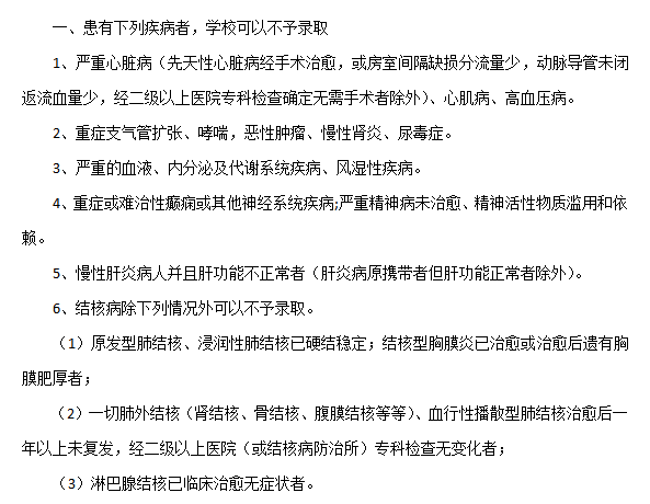 湖南專升本入學后體檢不合格 會被退學嗎？