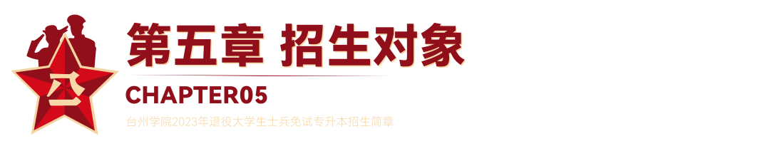 2023年臺州學(xué)院退役大學(xué)生士兵免試專升本招生簡章(圖13)