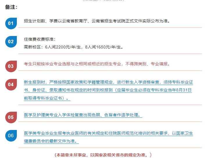 2023年昆明醫(yī)科大學海源學院專升本招生簡章公布！(圖11)